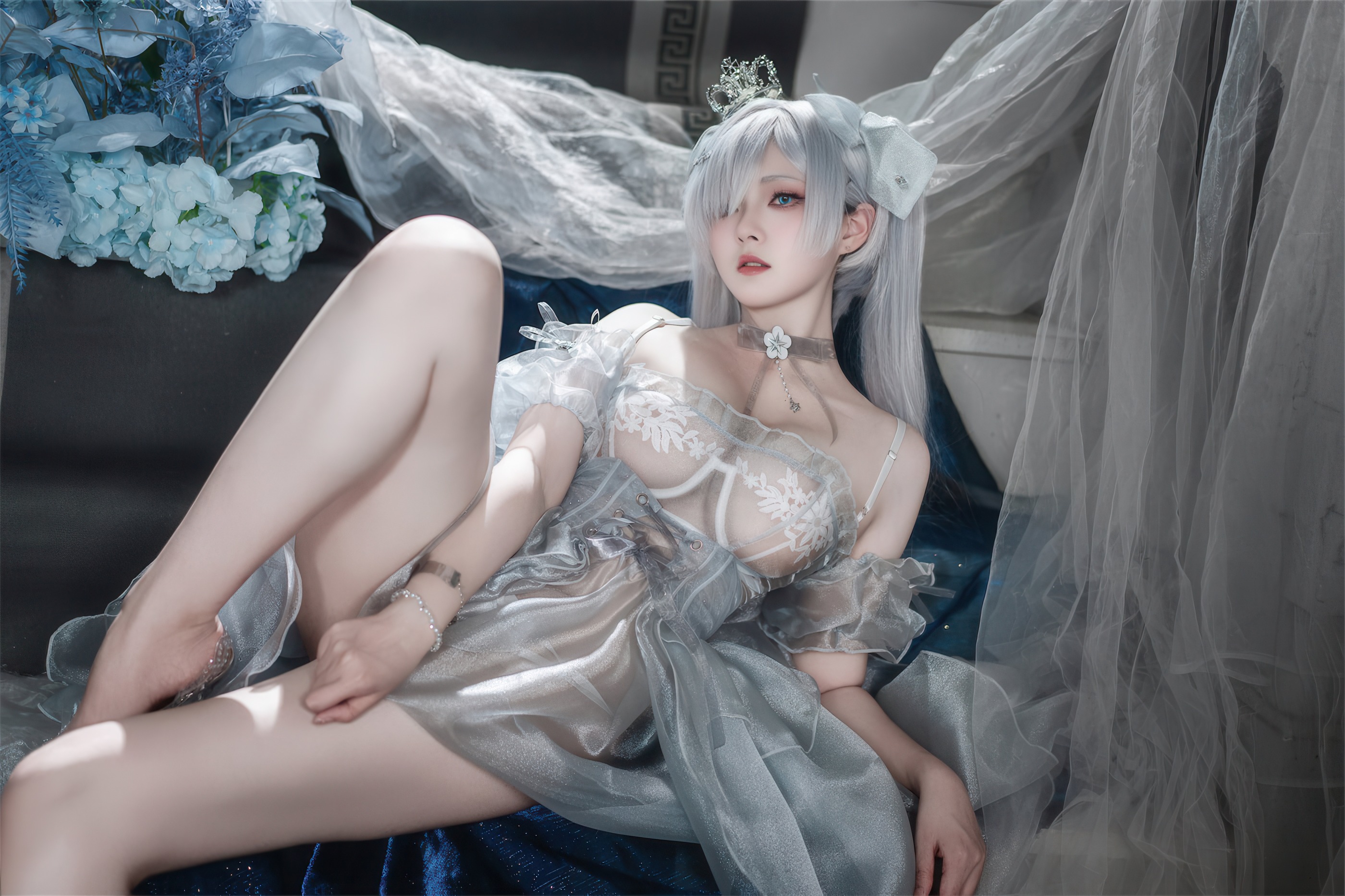 图片[1]-Natsuko夏夏子 – NO.091 灰姑娘水晶公主Cinderella（NIKKE The Goddess of Victory）[97P]-XikXak